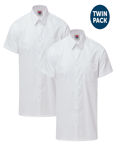 REF. MTX-007, BOYS SS SHIRT-WHITE,